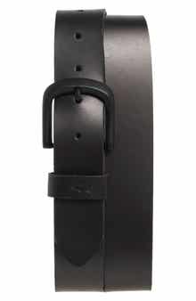AllSaints 38mm Washed Leather Belt