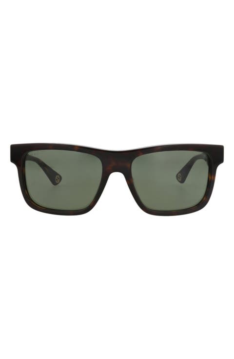 56mm Square Sunglasses