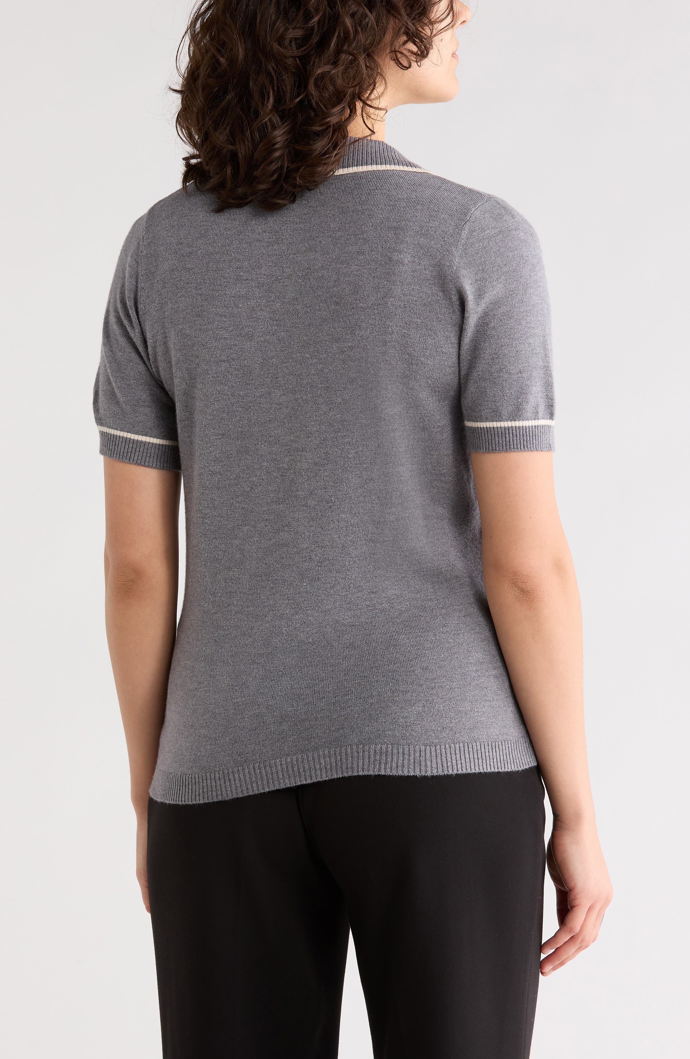 Johnny Collar Polo Sweater - image 4