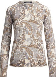 Lauren Ralph Lauren Paisley Sweater