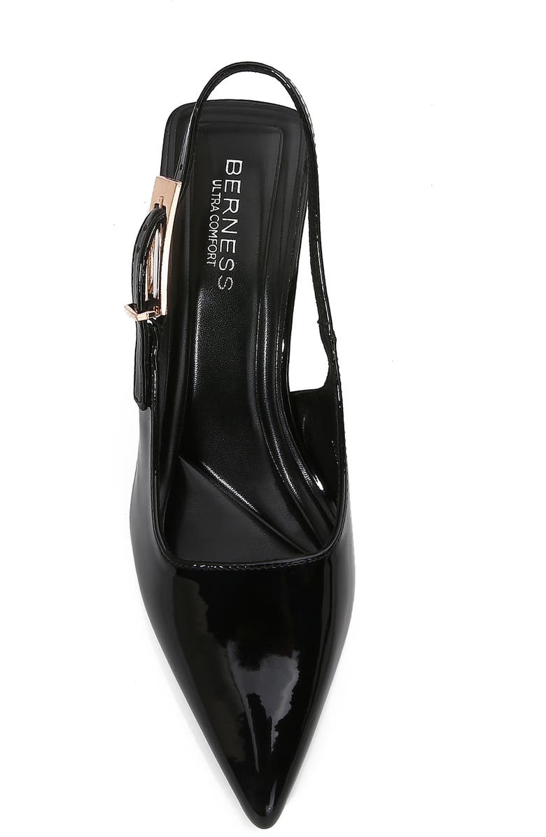 BERNESS Honey Pointed Toe Slingback Pump, Alternate, color, Black
