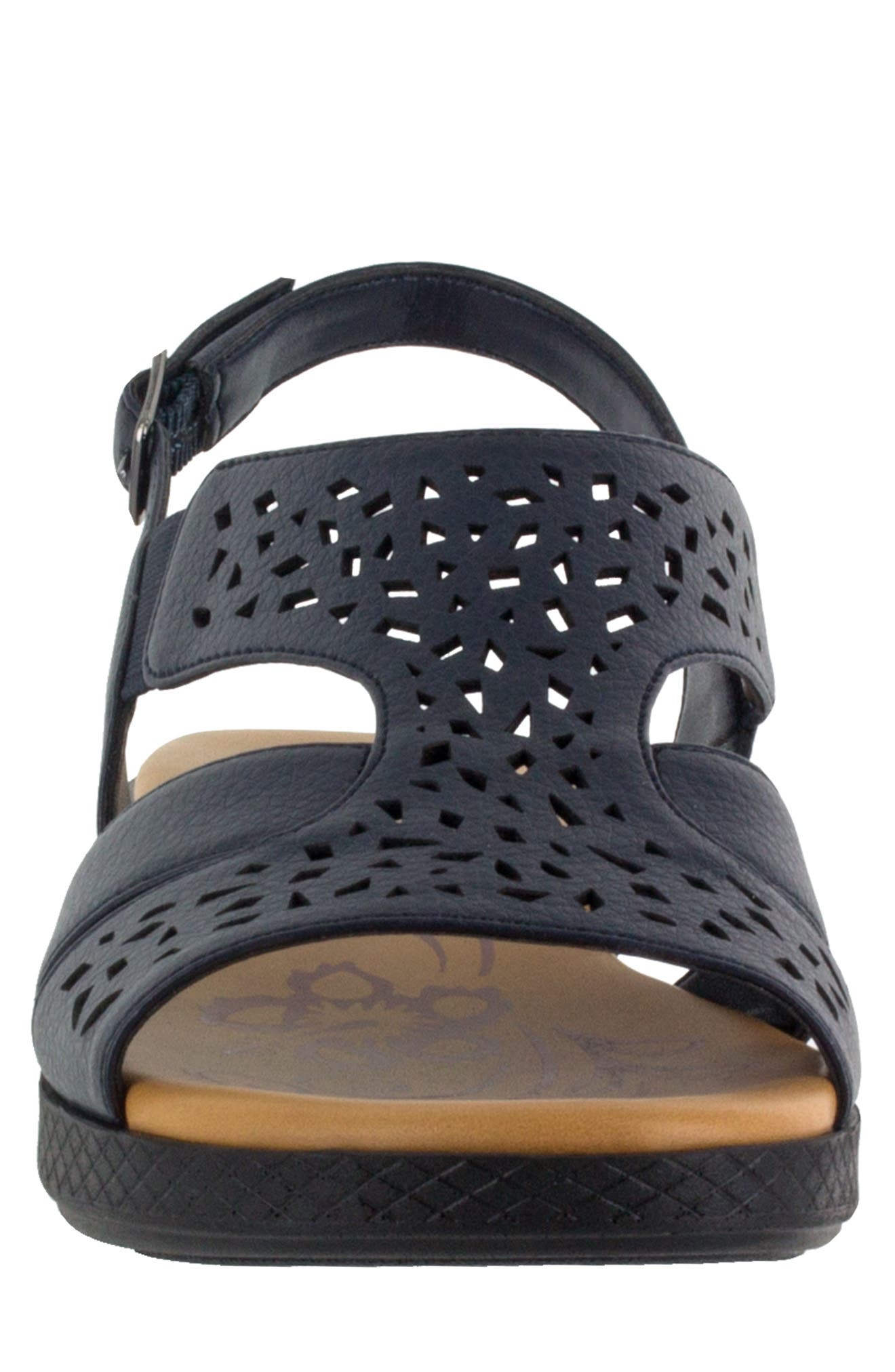EASY STREET Bolt Sandal, Alternate, color, Navy