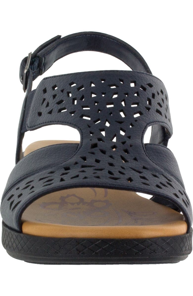 EASY STREET Bolt Sandal, Alternate, color, Navy