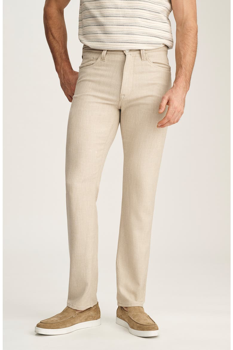 Courage Stretch Twill Straight Leg Pants, Main, color, WHEAT CROSS TWILL