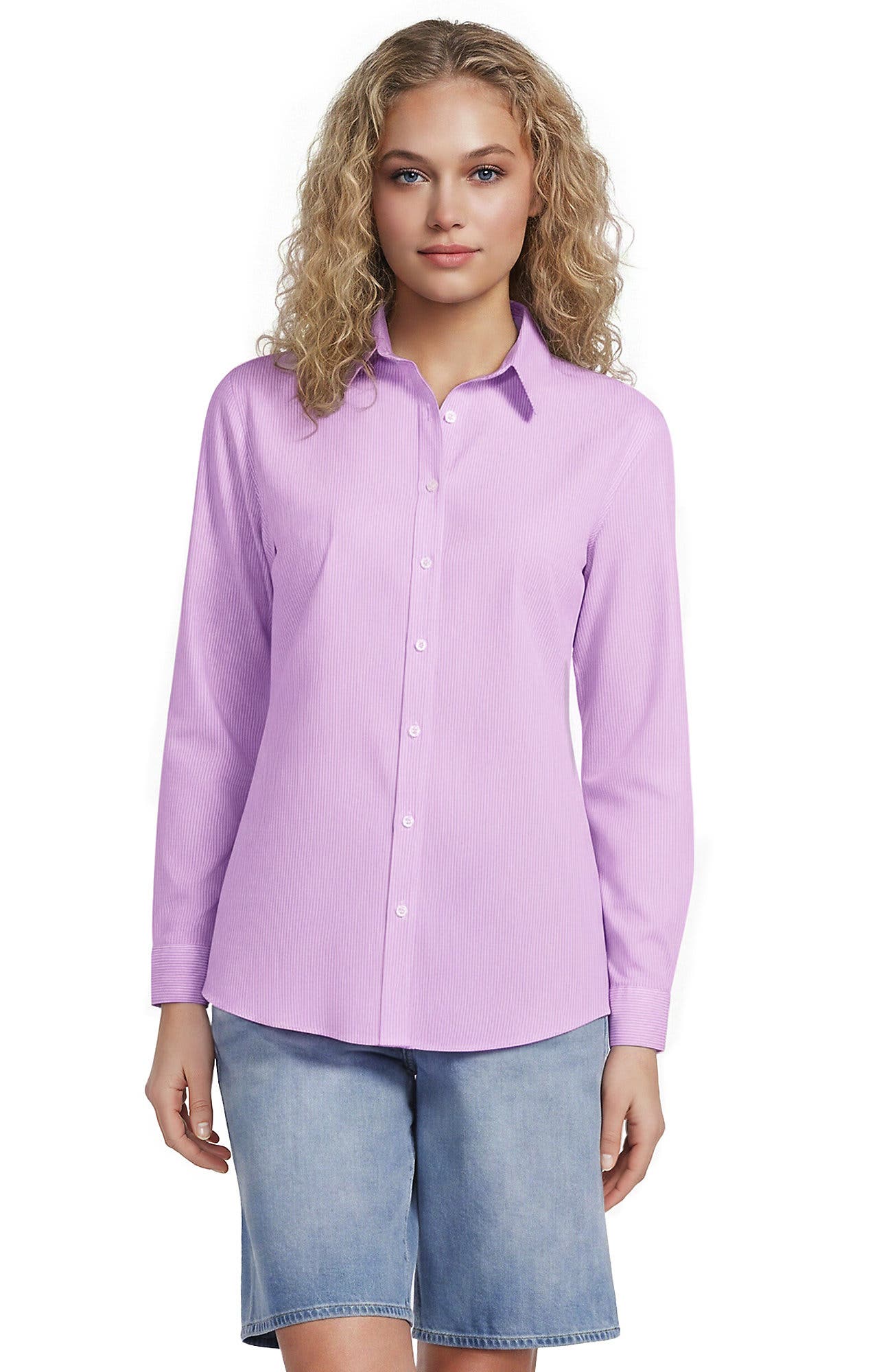 Aster Pink/White Micro Stripe