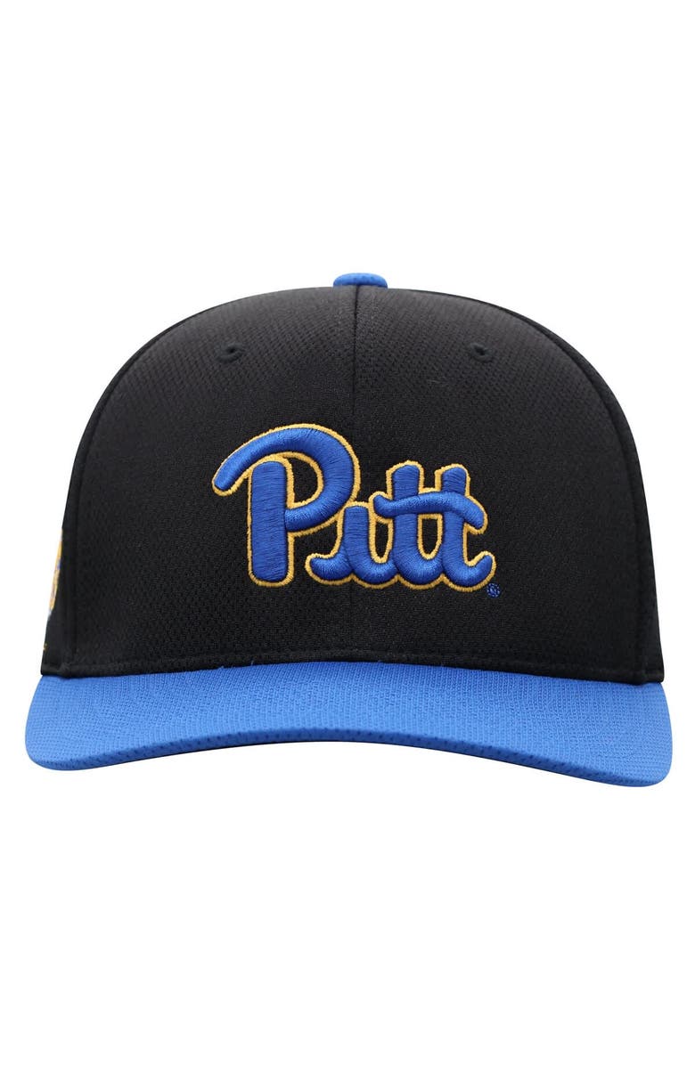 TOP OF THE WORLD Men's Top of the World  Black Pitt Panthers Reflex Fitted Hat, Alternate, color, Black