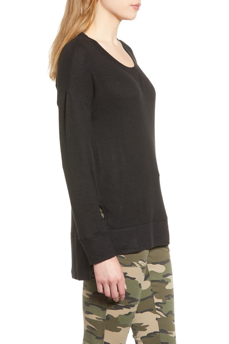 Cozy Sweatshirt, Alternate, color, BLACK