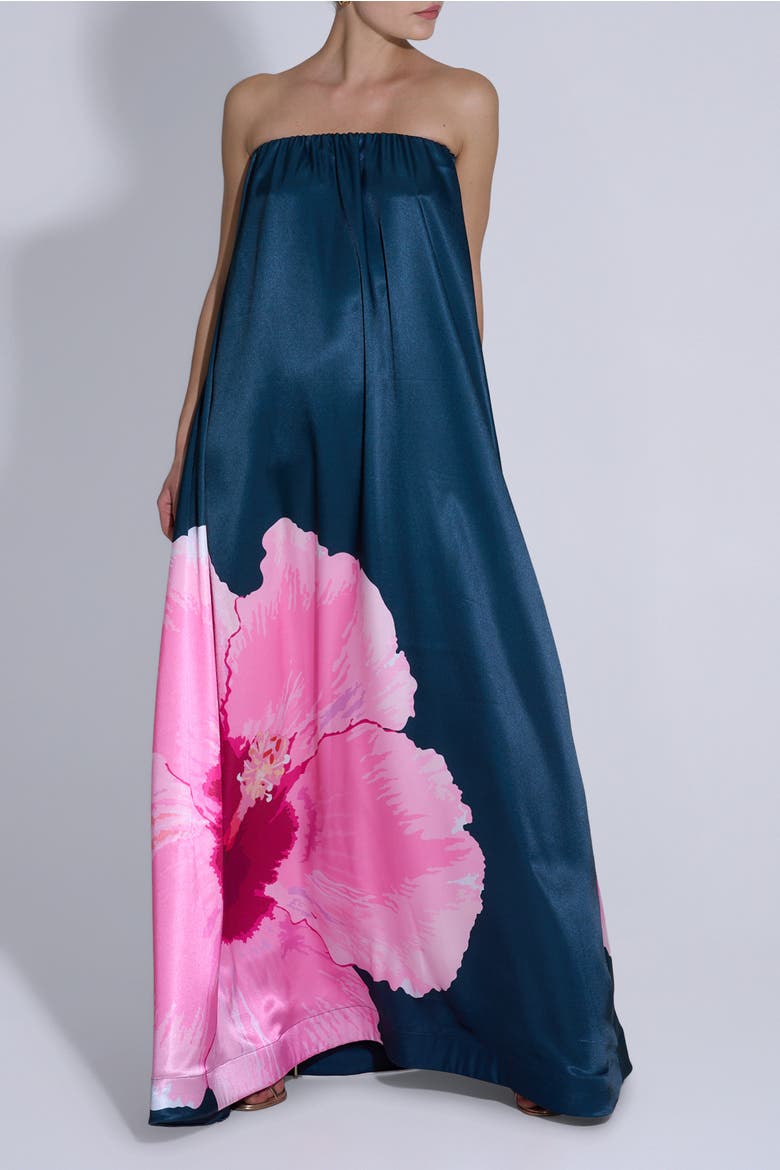 Costiera Dress, Alternate, color, Hibiscus Midnight