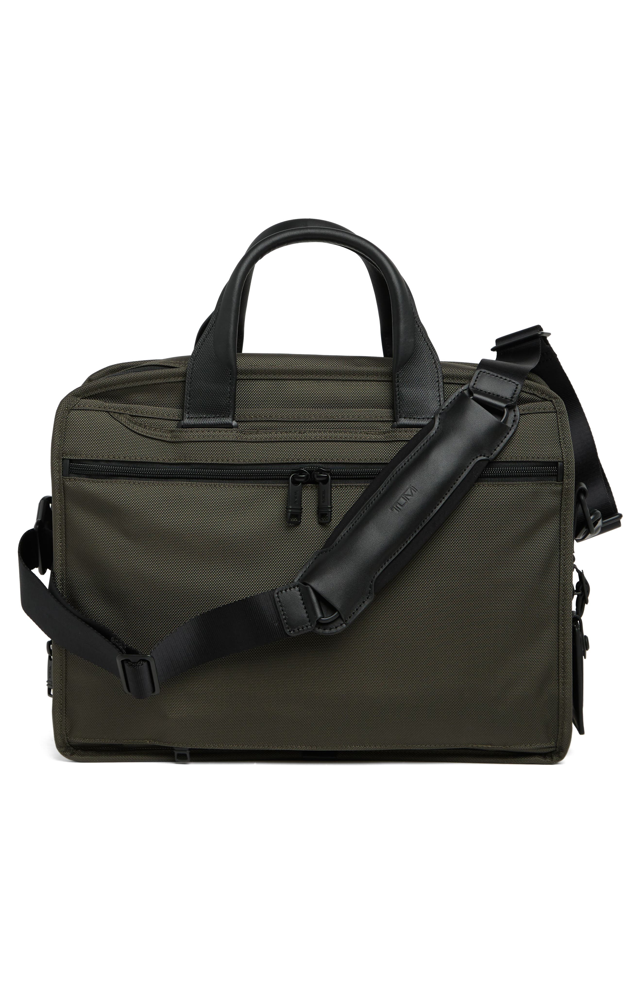 TUMI Alpha Expandable Laptop Briefcase, Alternate, color, 