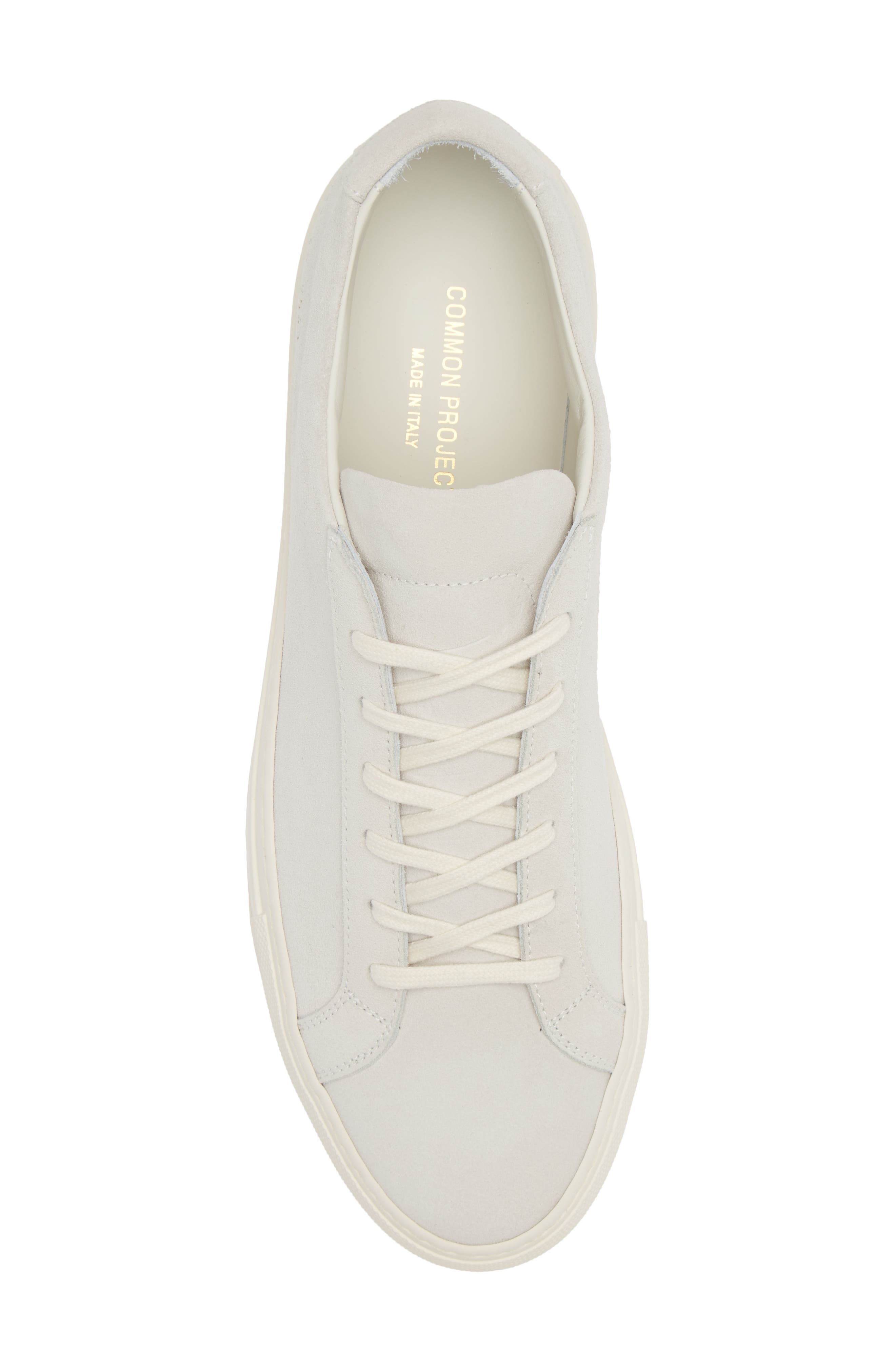 Common Projects Achilles Low Suede Sneaker, Alternate, color, 