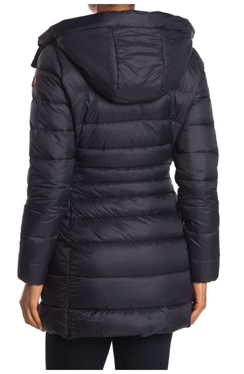 Save The Duck Giga Faux Shearling Lined Puffer Jacket, Alternate, color, 