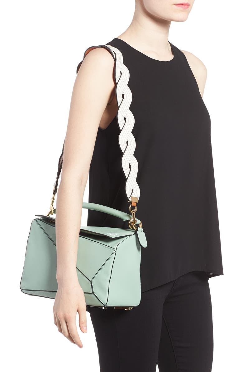 Loewe Leather Bag Strap, Alternate, color,