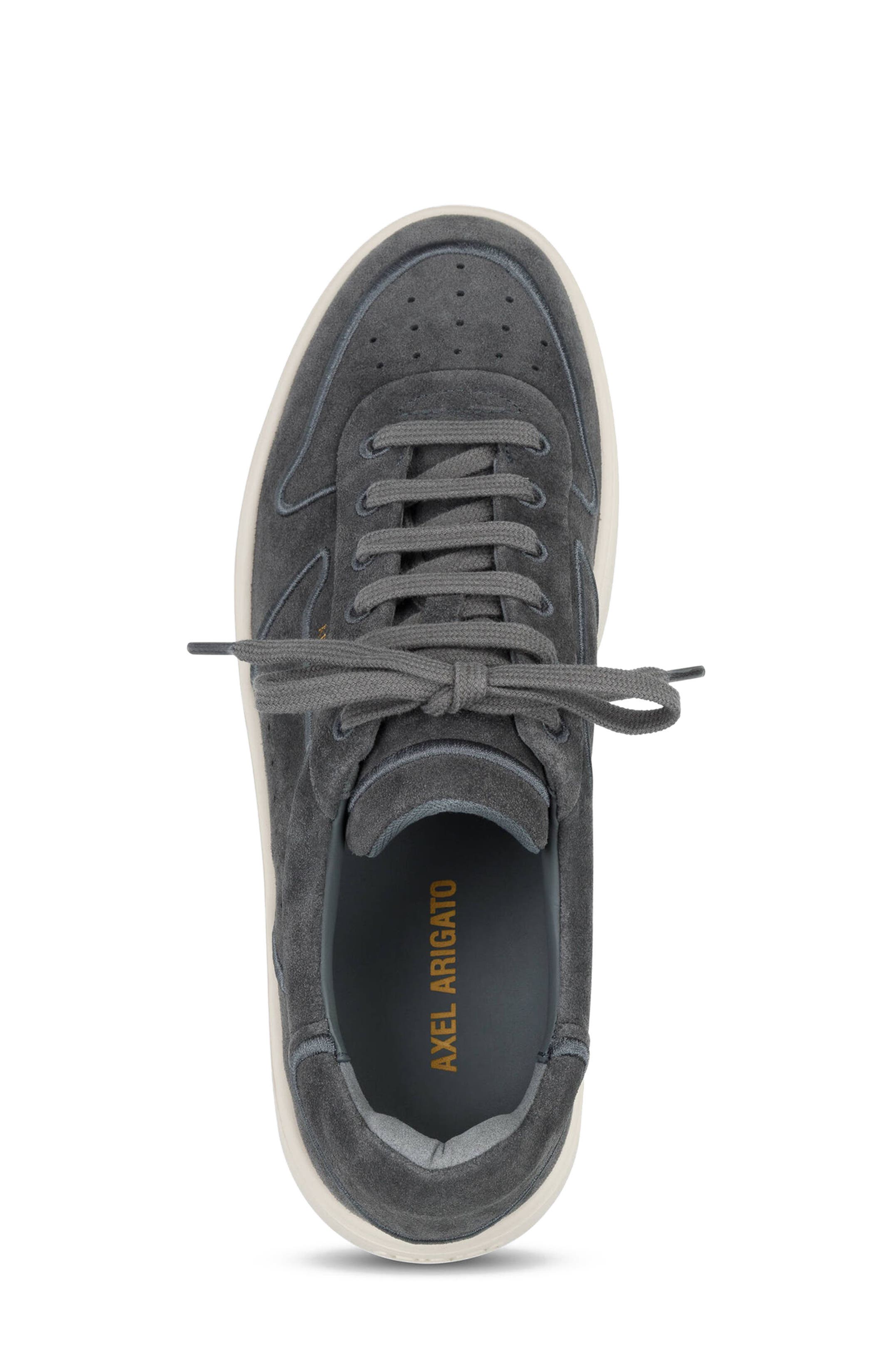 Axel Arigato Orbit Embroidery Sneaker, Alternate, color, Dark Grey/Off White