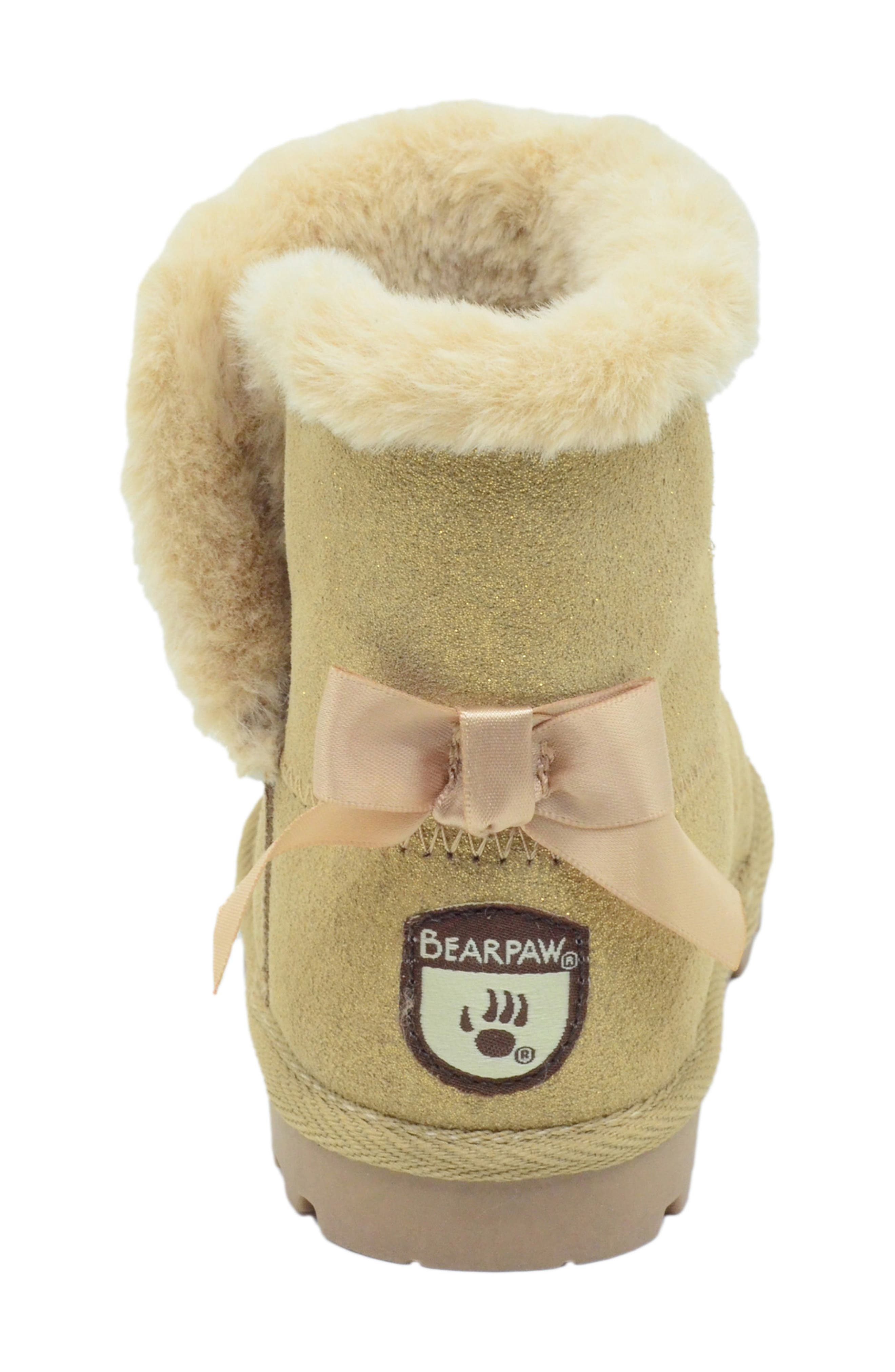 Kids' Suede Faux Fur Lined Boot