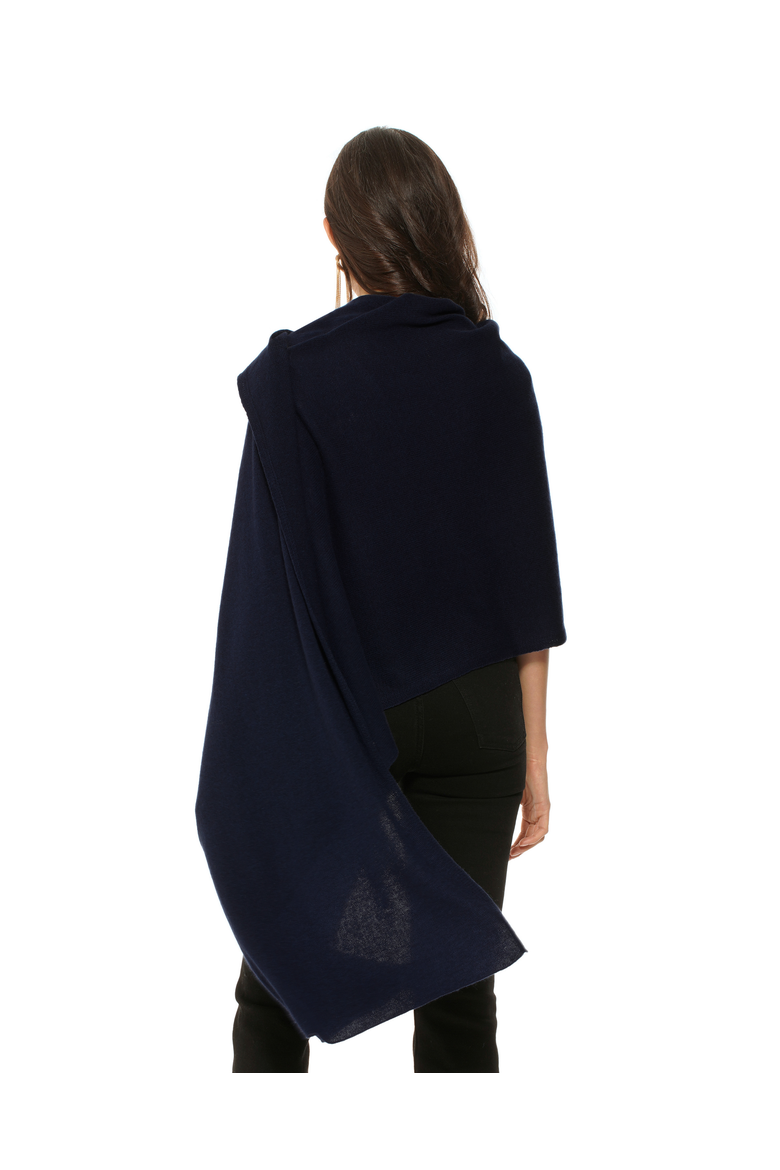 Pure Cashmere Feather-Light Maxi Wrap Stole, Alternate, color, Night Blue