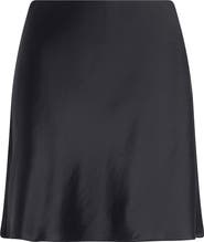 Favorite Daughter Flirt Satin Miniskirt