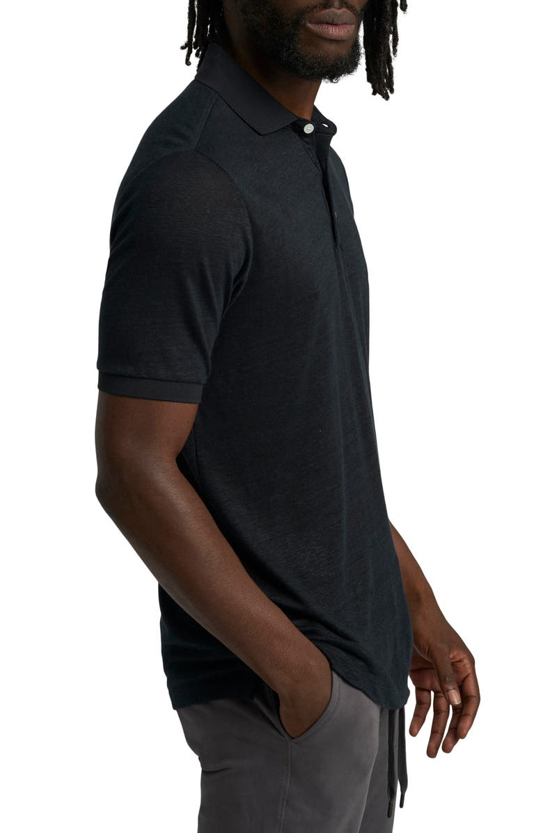 Good Man Brand Solid Linen Polo, Alternate, color,