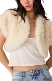 Steve Madden Jalen Faux Fur Bolero
