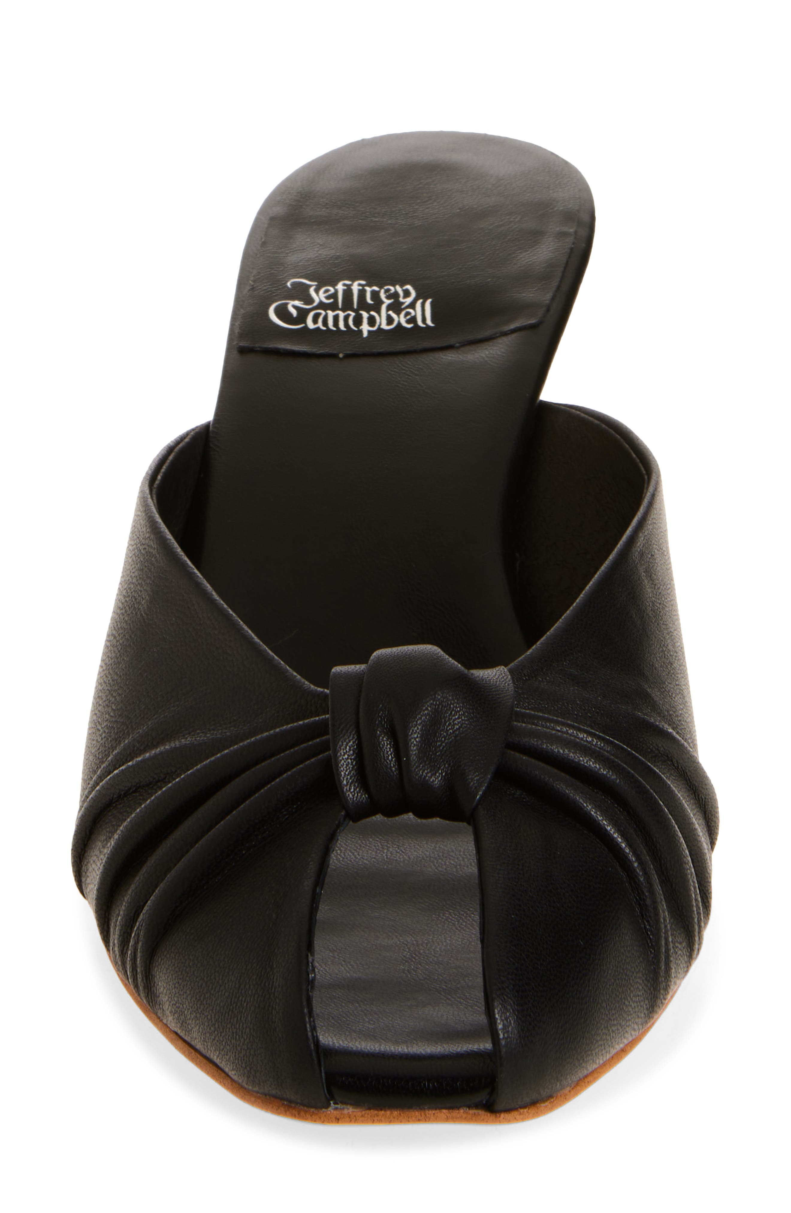 Jeffrey Campbell Twista Kitten Heel Sandal, Alternate, color, Black