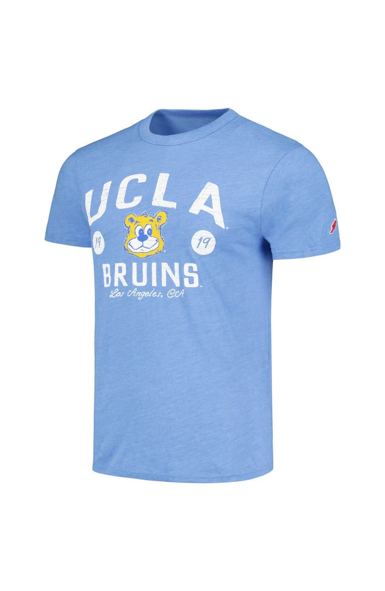 LEAGUE COLLEGIATE WEAR Men's League Collegiate Wear Blue UCLA Bruins Bendy Arch Victory Falls Tri-Blend T-Shirt, Alternate, color, 
