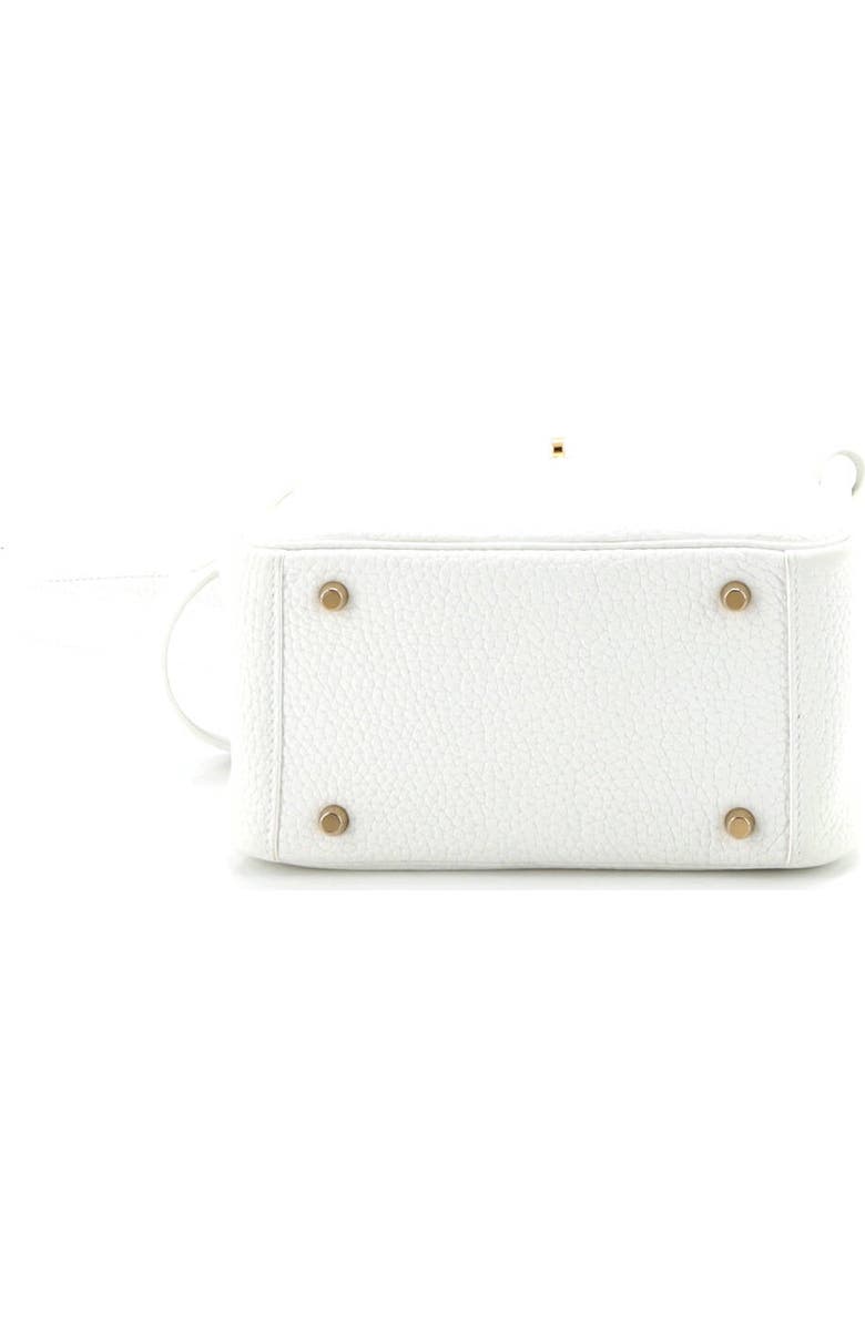 Pre-Owned Hermes Lindy Bag Clemence Mini, Alternate, color, New White