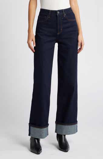 Rails Getty High Waist Cuffed Wide Leg Jeans