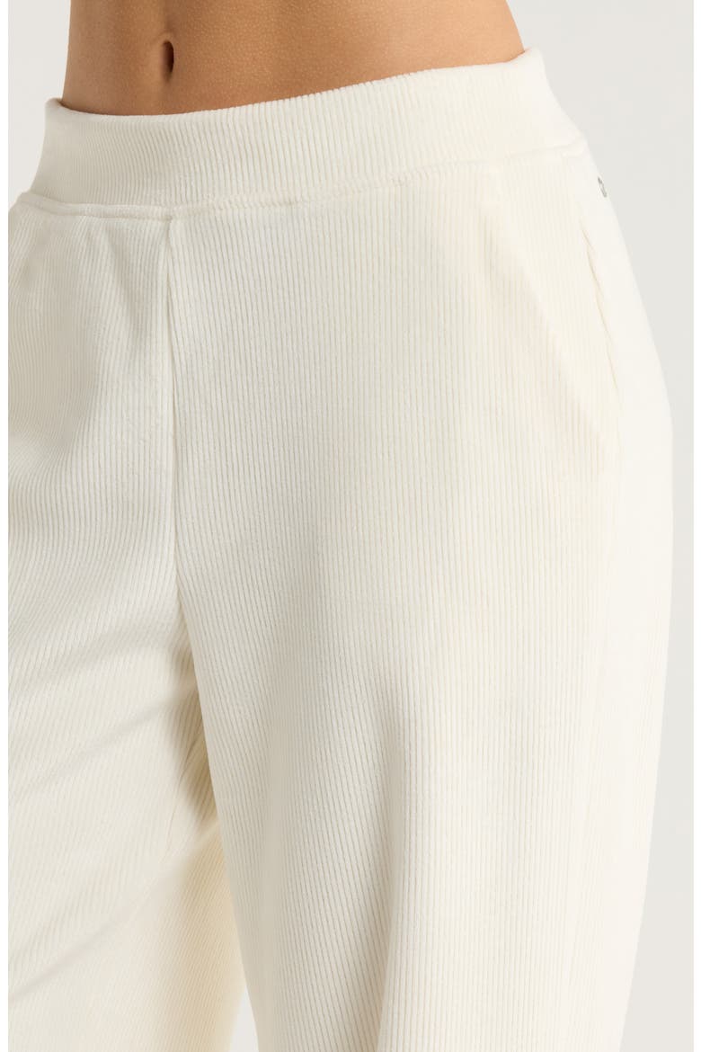 Plush Rib Pants, Alternate, color, IVORY EGRET