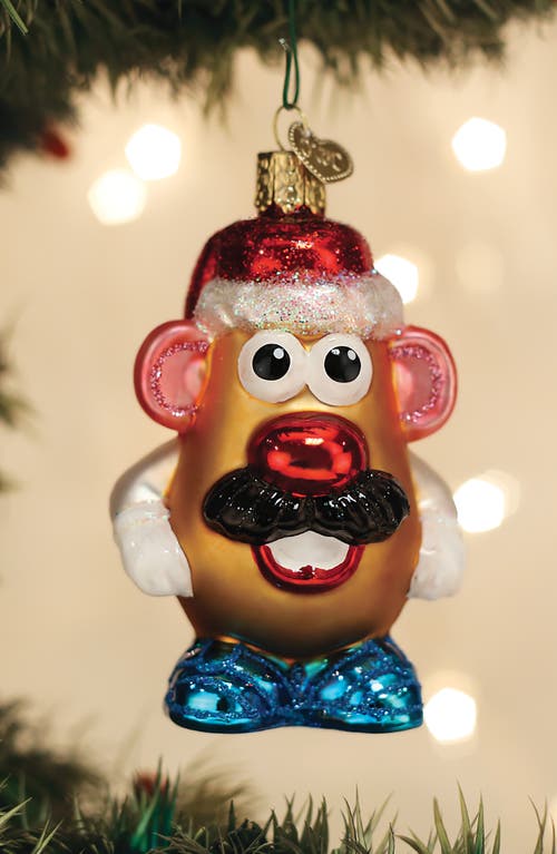 Old World Christmas Mr. Potato Head Glass Ornament In Multi
