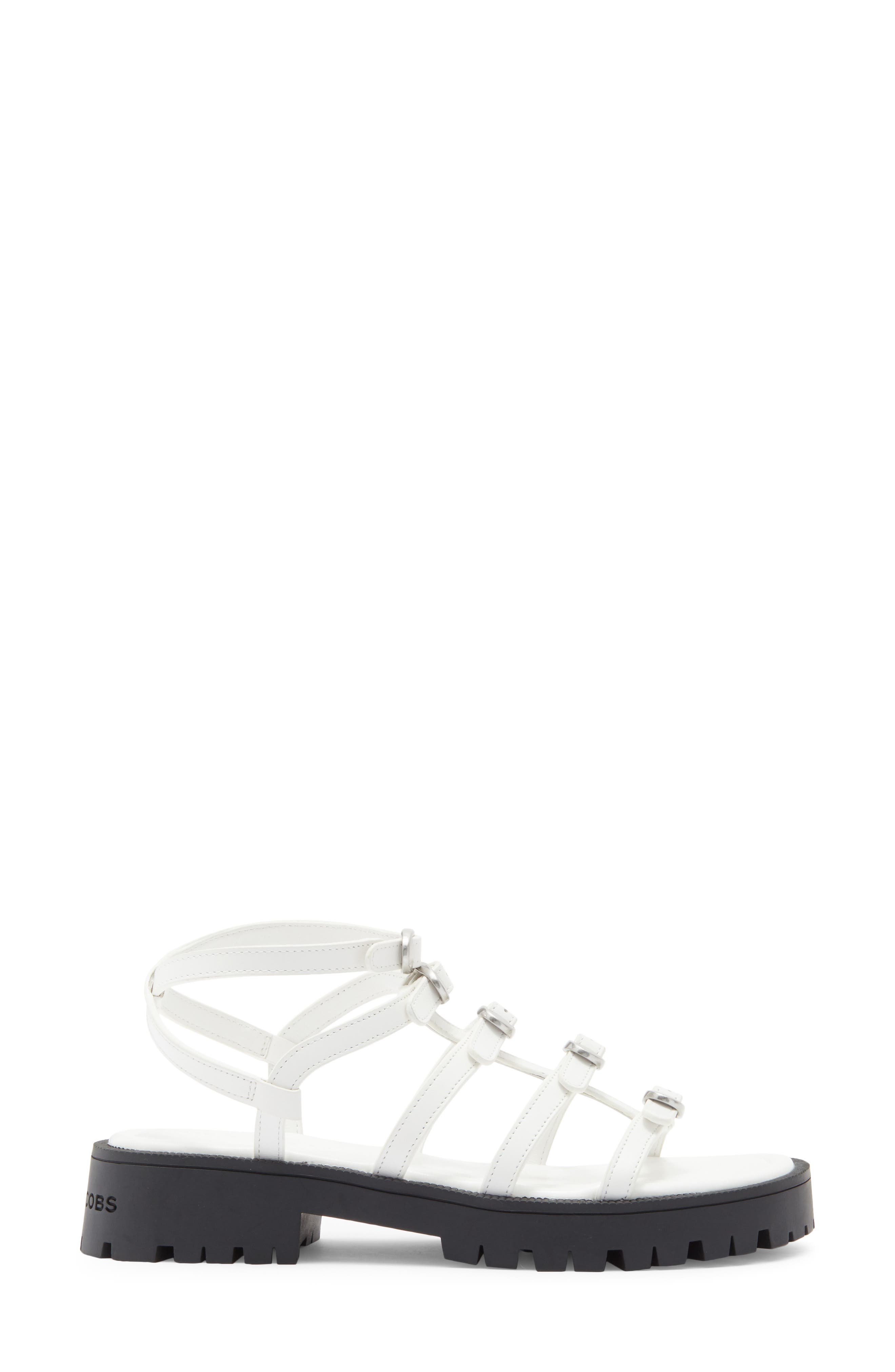 The Kiki Gladiator Sandal, Alternate, color, BRIGHT WHITE