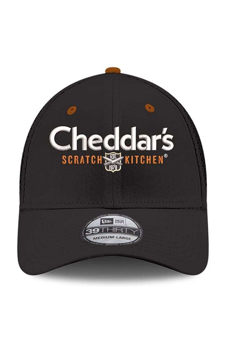 New Era Men's New Era Black Kyle Busch 39THIRTY Cheddar's NEO Flex Fit Hat, Alternate, color, Black