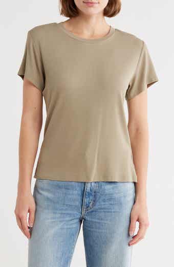 Sweet Romeo Ribbed Crewneck T-Shirt