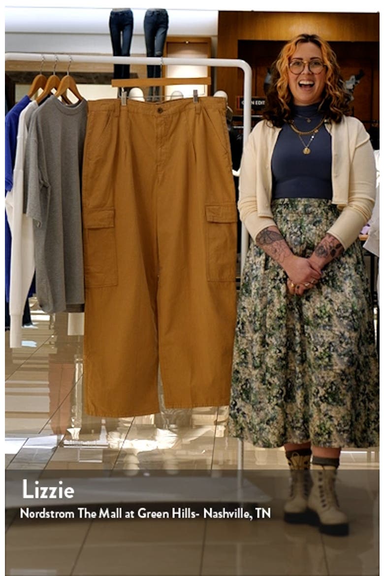 Curve Oversize Cargo Trousers video