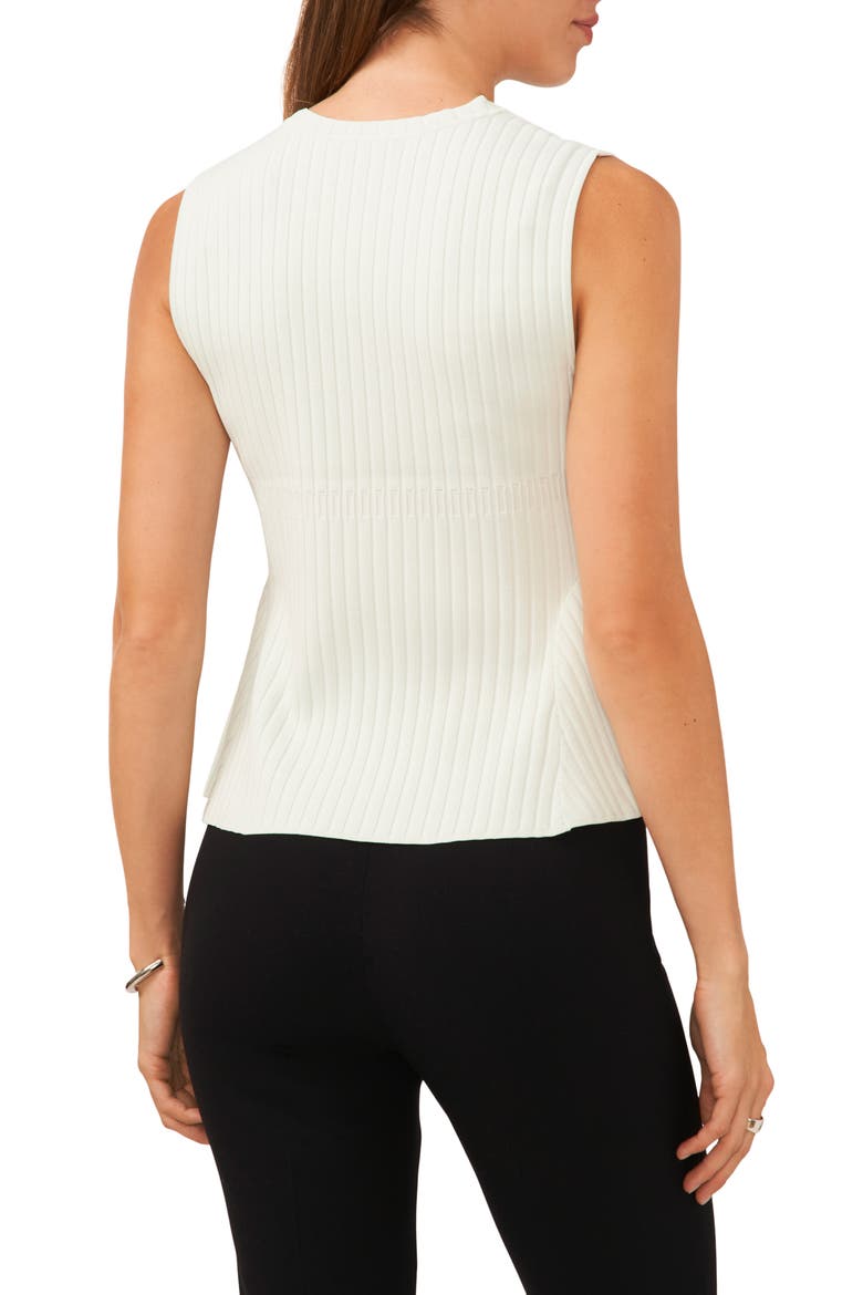 Sleeveless Peplum Sweater, Alternate, color, FRESH MINT