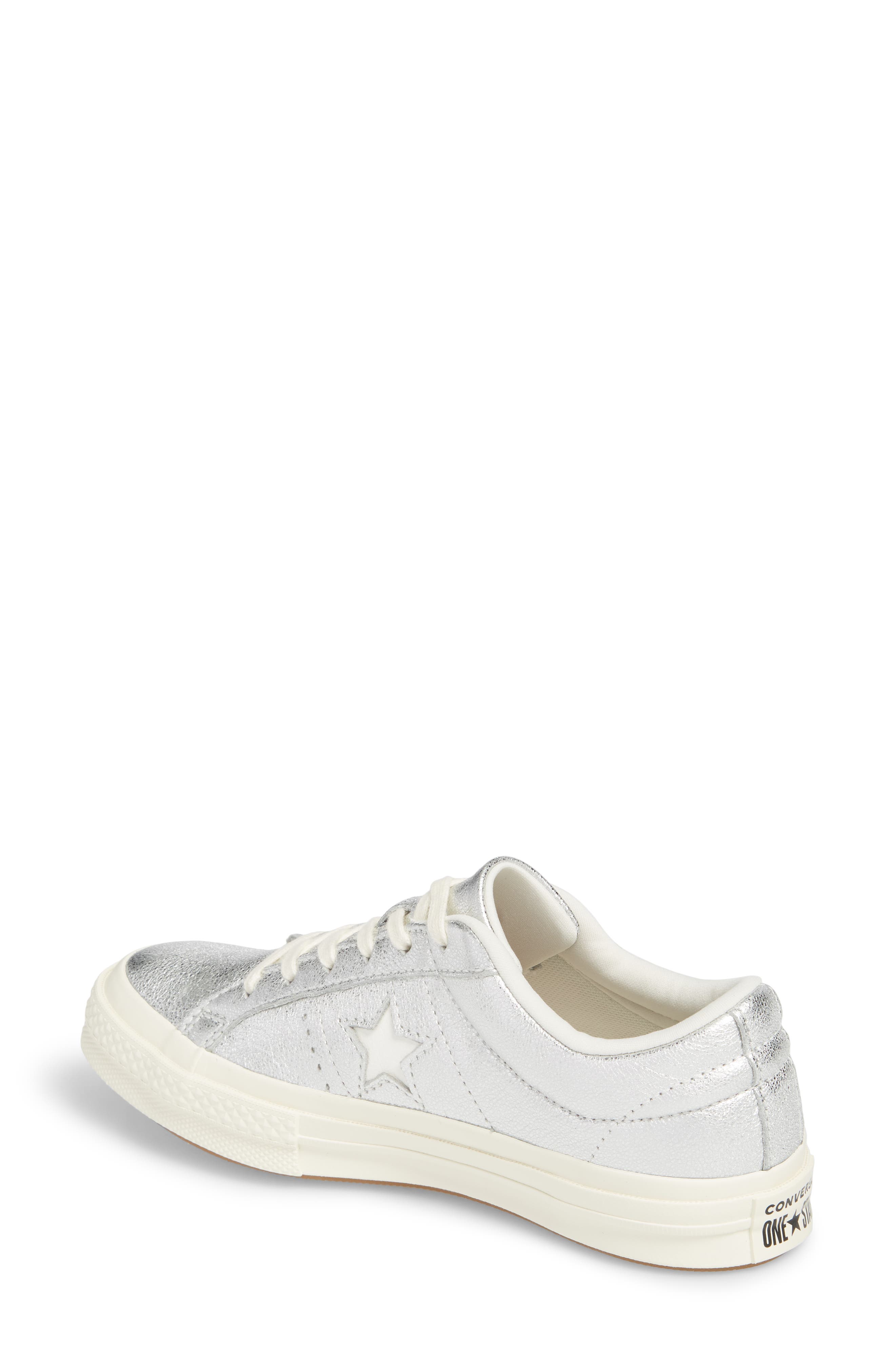 Converse One Star Heavy Metal Low Top Sneaker, Alternate, color, 