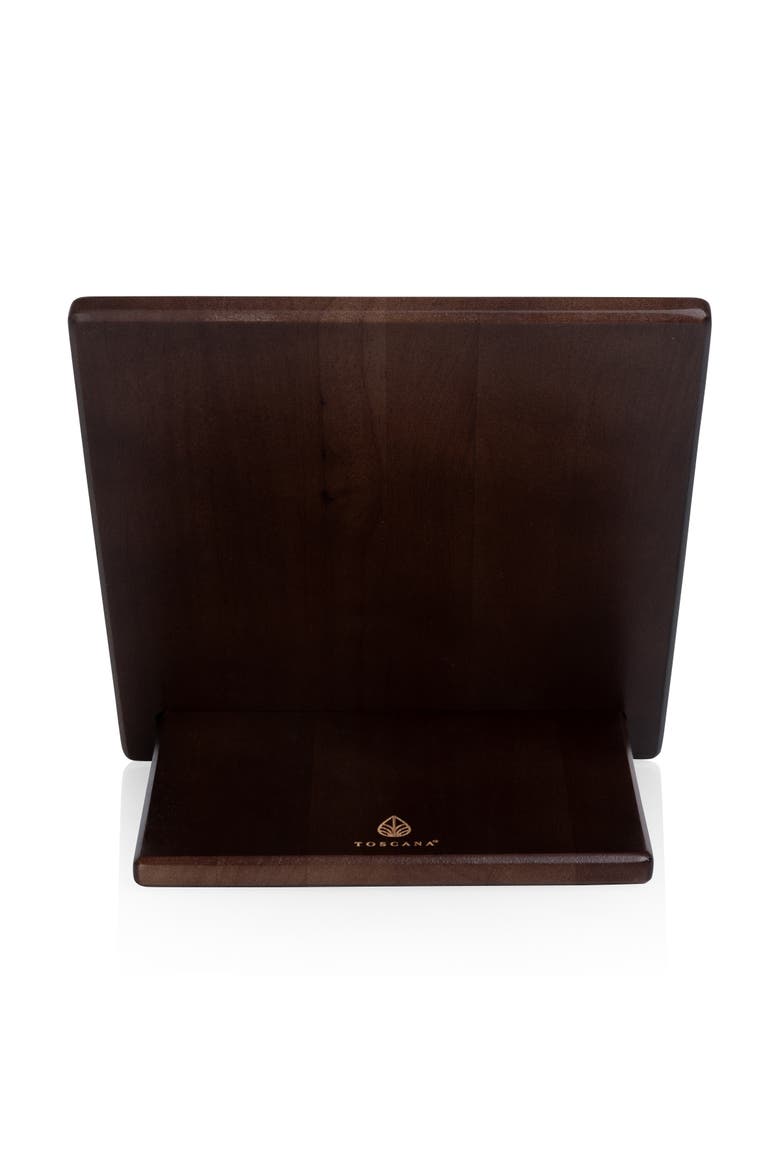 Cookbook Tablet Stand, Alternate, color, Stained Parawood