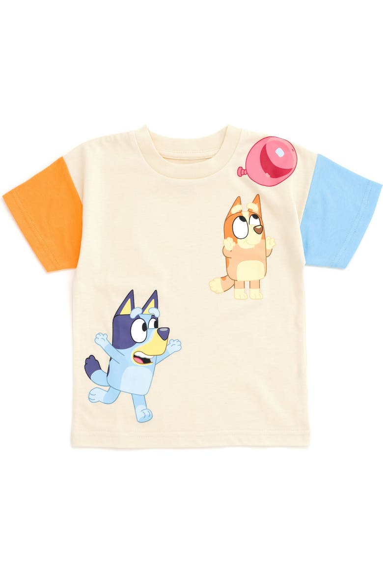 T-Shirt and Shorts Set with Hat, Alternate, color, Bluey Bingo Multi