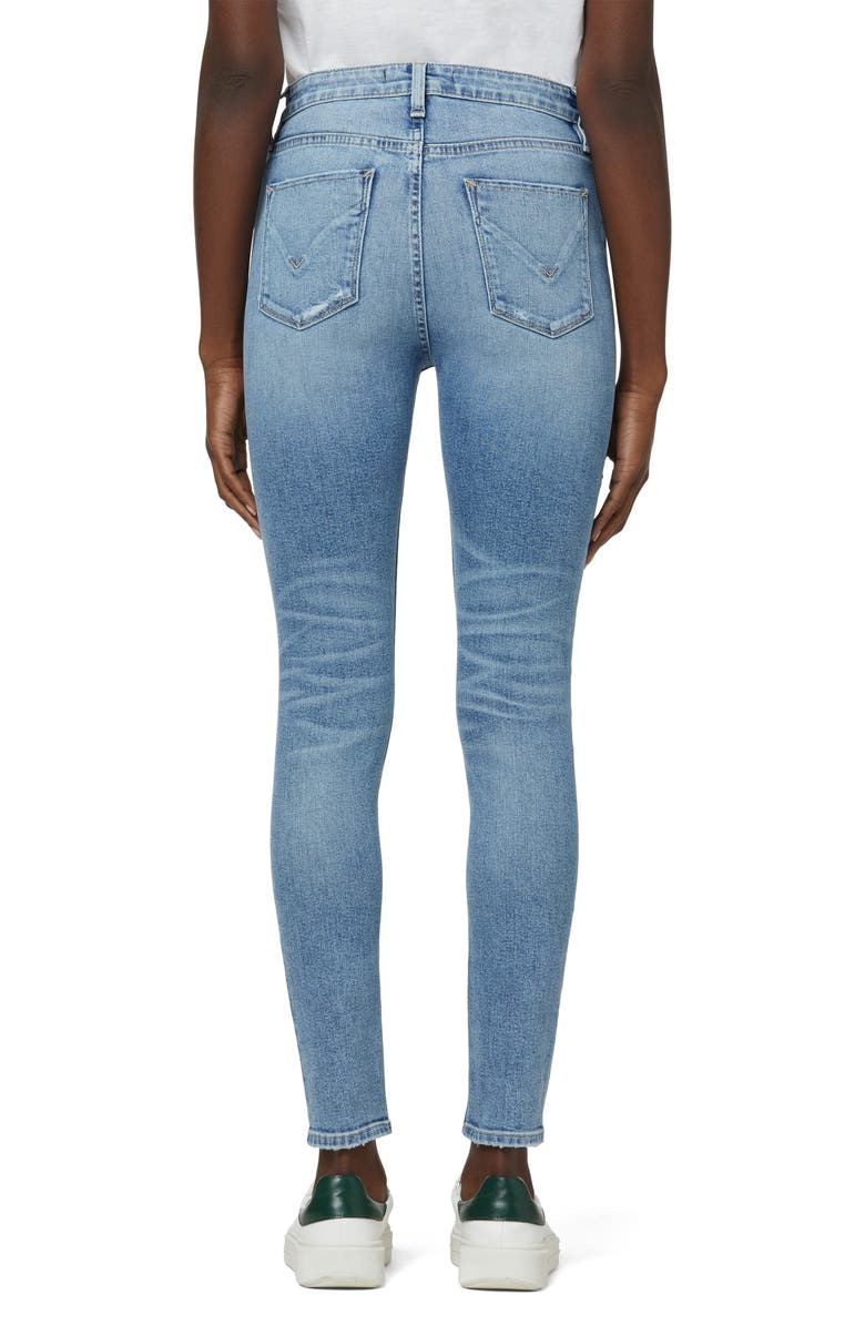 Hudson Jeans Barbara High Waist Ankle Super Skinny Jeans, Alternate, color, 