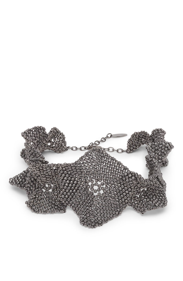 Brunello Cucinelli Flower Sculptured choker, Main, color, 