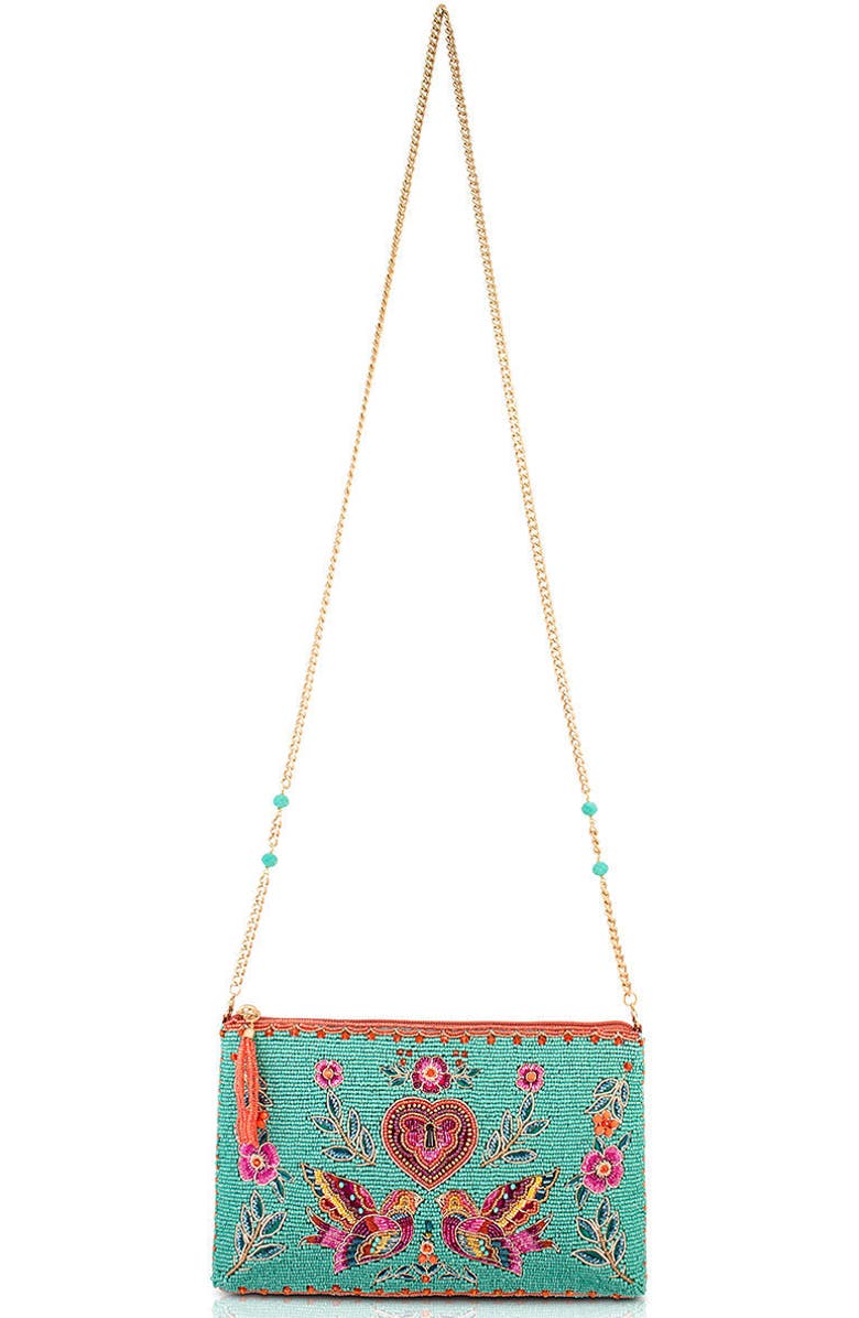 Mary Frances Accessories Two In Love Mini Handbag, Alternate, color,