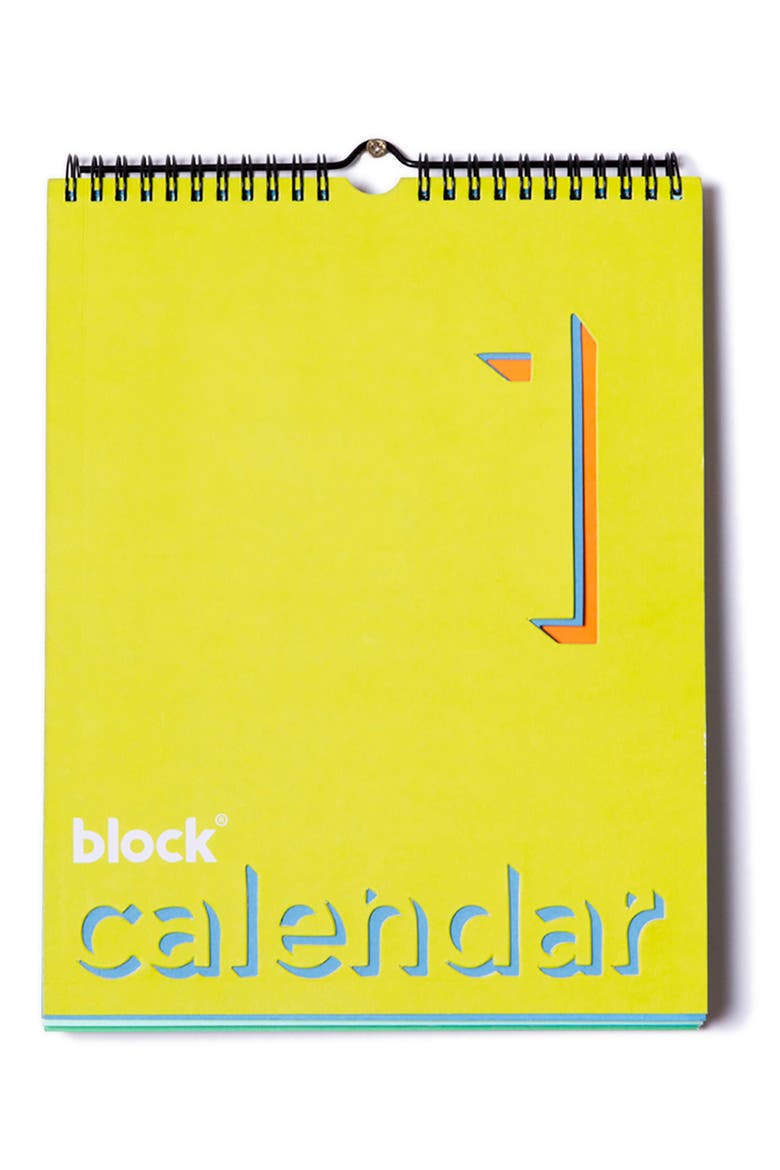 BLOCK Flip Perpetual Calendar, Alternate, color, MULTI