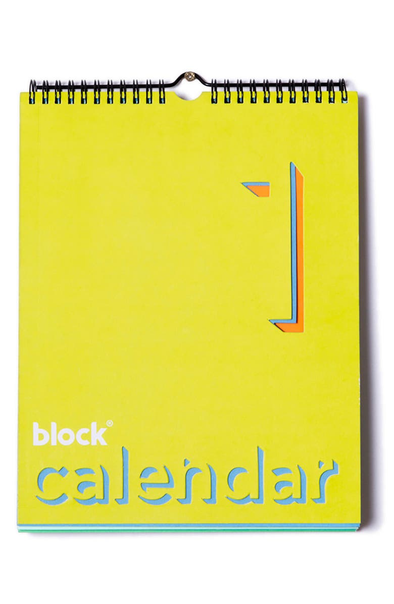 Block Design BLOCK Flip Perpetual Calendar, Alternate, color, 