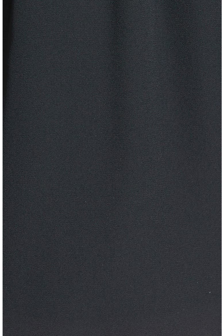 Ruffle Trim Shorts, Alternate, color, BLACK