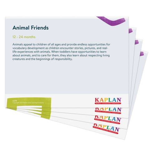 Kaplan Early Learning Company Animal Friends Learning Kit In Multi