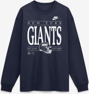 Nike Men's Nike Navy New York Giants Red Zone Long Sleeve Max90 T-Shirt