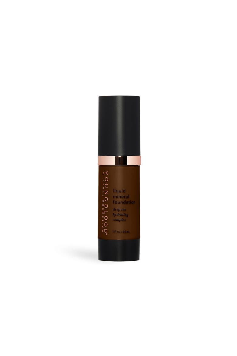 Liquid Mineral Foundation, Main, color, Ebony