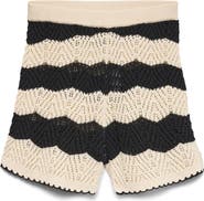 VERO MODA Golden Cove Cotton Knit Shorts