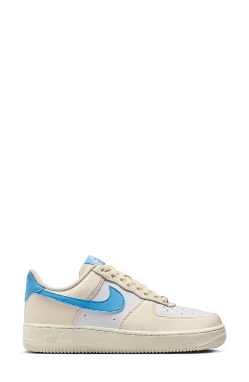 Nike Air Force 1 07 Next Nature Sneaker In Pale Ivory/blue/white