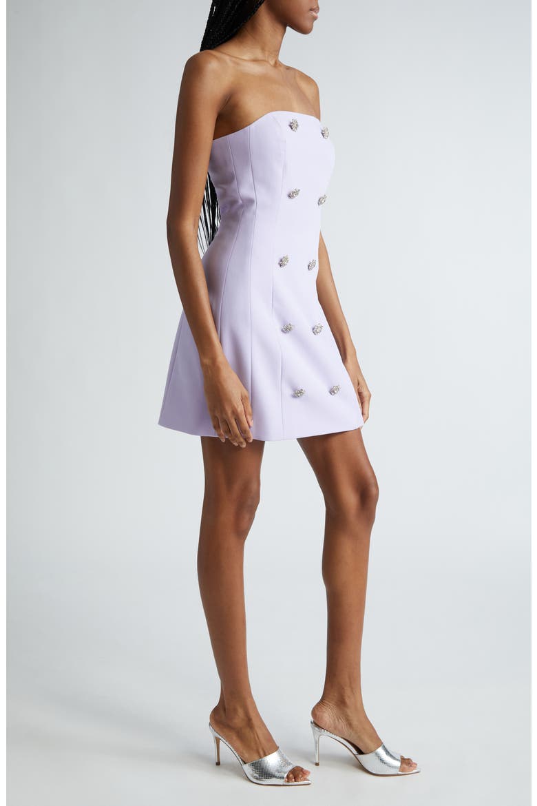 Felda Strapless Minidress, Alternate, color, PALE LILAC
