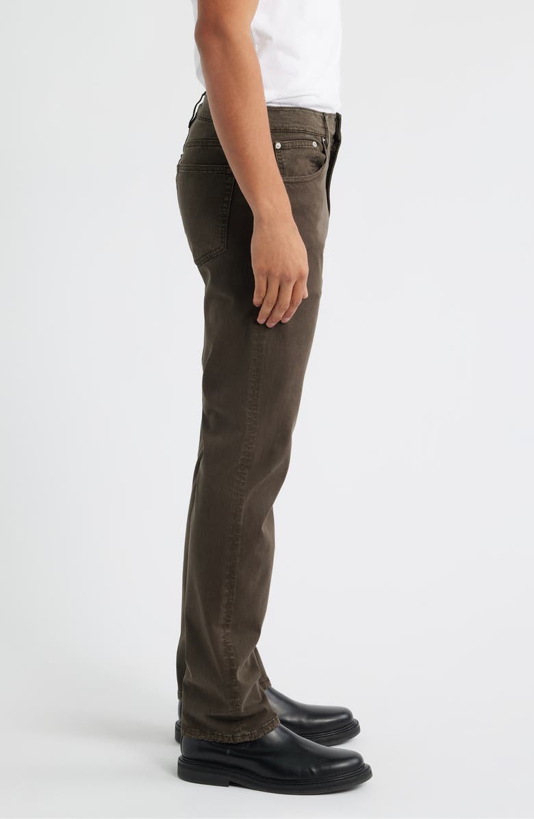 FRAME Modern Straight Leg Five-Pocket Twill Pants, Alternate, color, Mocha