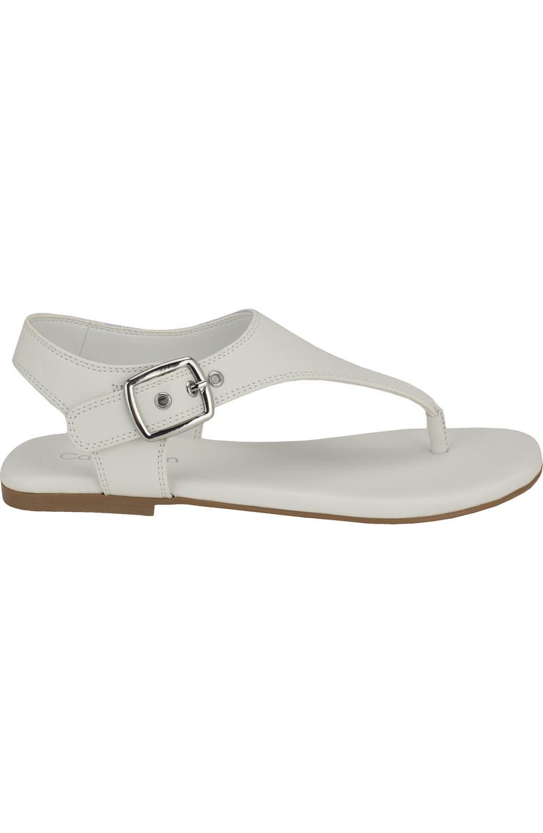 Calvin Klein Moraca Ankle Strap Sandal, Alternate, color, White